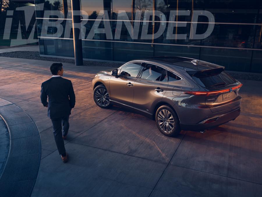 Toyota Venza 2021 - Elevated Rear Quarter Shot | iMBranded